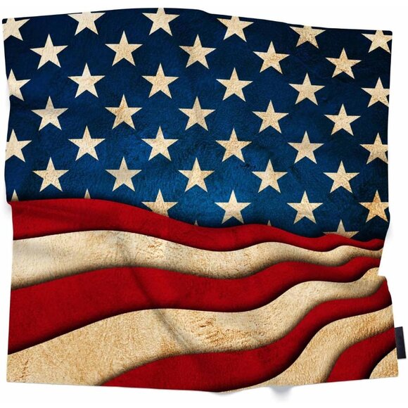 Accessories - Silk Feel Tropical Hibiscus Head Scarf Green Leaves Red Flowers Women Girls